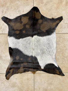 Exotic Goatskin Hide Leather Rug - Exact Goat Skin you will be receiving - ST1
