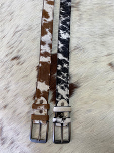 Mens Real Brazilian Cowhide Belts- Works For Men AND Women