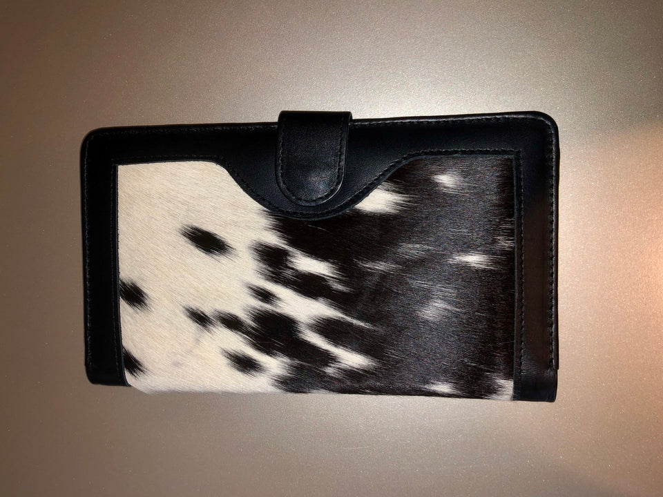 Double Sided Cowhide Leather Clutch
