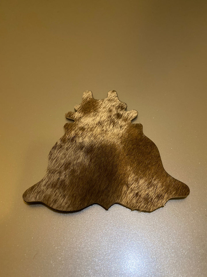 Cowhide Leather Cow Coasters With Lacing
