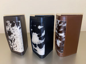 Cowhide Leather Clutch