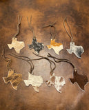 Texas Map Ornaments