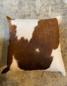Luxurious Brown White Hair On Cushion