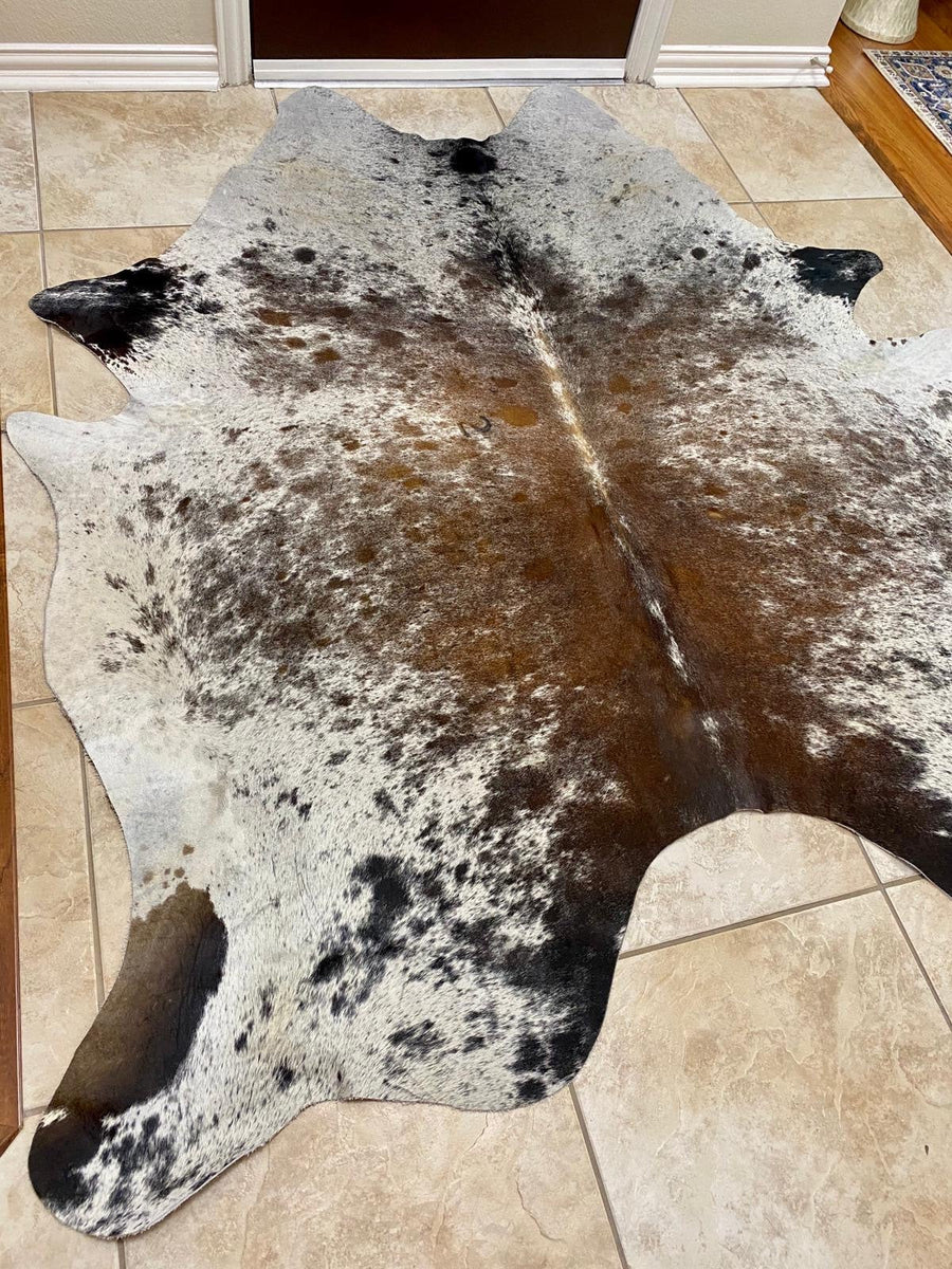 Cowhide Rug - Salt Pepper - Jumbo XL – Western Leather Shop