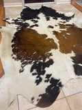 Brazilian Cowhide Rug - Tri-Color - Salt Pepper - Jumbo XL